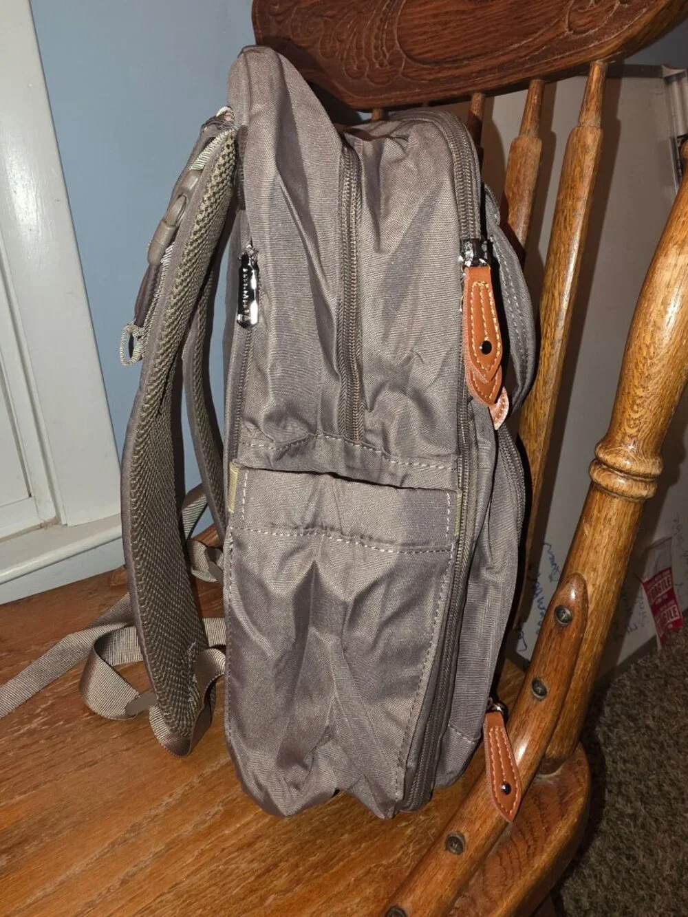 NWT!! BabbleRoo XL Diaper Backpack, Multi-function, Waterproof - DARK GREY